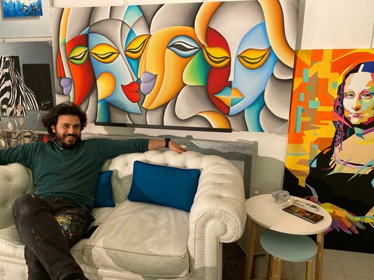 Hani Badawi Leo in the Studio: Welcome in my Atelier -  Hani Badawi Leo Art Gallery