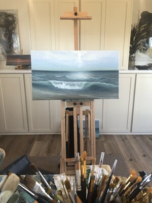 Tamara Bettencourt in the Studio