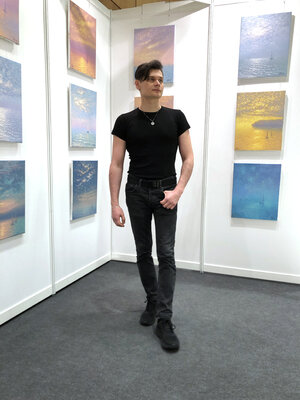Dmitry Oleyn in the Studio: 2024 Art fair ARTe Wiesbaden