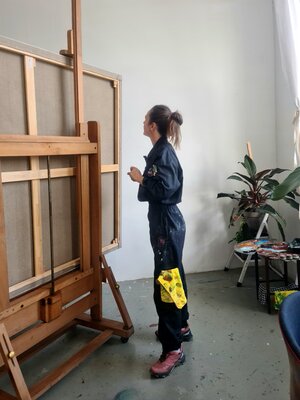 Lena Applebaum in the Studio