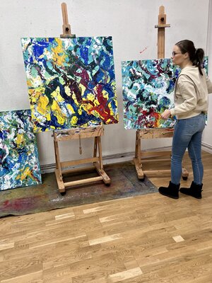 Ruzica Sola in the Studio: Atelier Köln-Süd