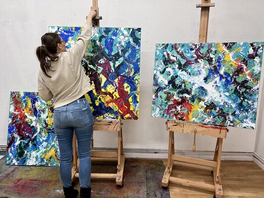 Ruzica Sola in the Studio: Atelier Köln-Süd