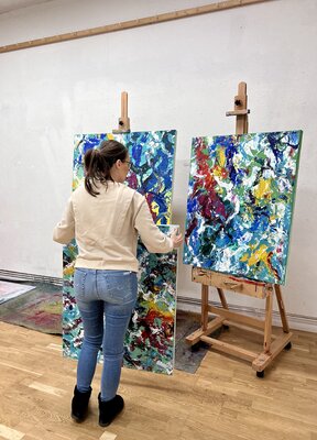 Ruzica Sola in the Studio: Atelier Köln-Süd