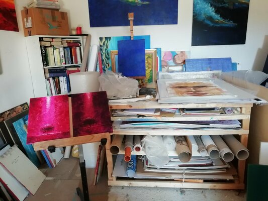 Alessandro Piras in the Studio