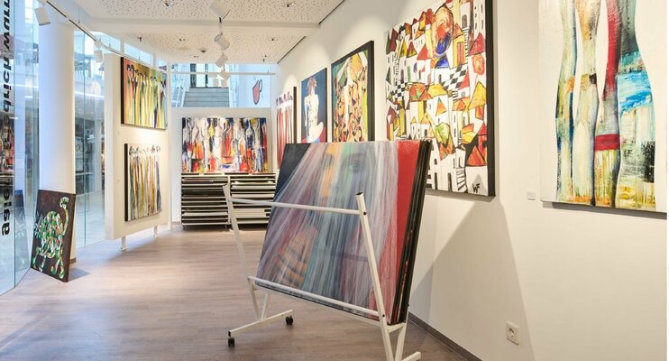 Friedrich Wurm in the Studio