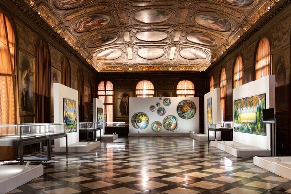 Dietmar Brixy in the Studio: Biblioteca Nazionale Marciana, Saint Mark's Square, Venice, Italy