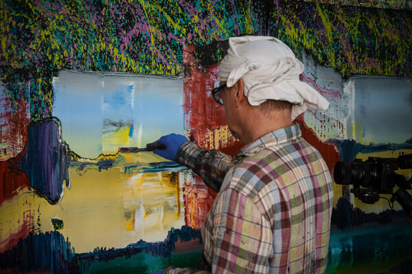 Dietmar Brixy in the Studio