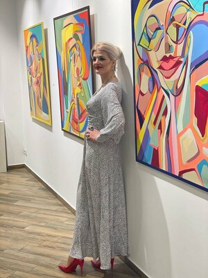 Olja Mesec in the Studio: Solo Exhibition - Parallel universes - Opening night