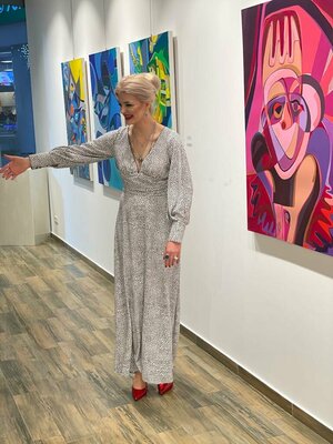 Olja Mesec in the Studio: Solo Exhibition - Parallel universes - Opening night