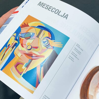 Olja Mesec in the Studio: International Contemporary​ Art Fair “ Art3f ” Paris