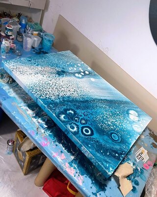 tiziana adreani in the Studio