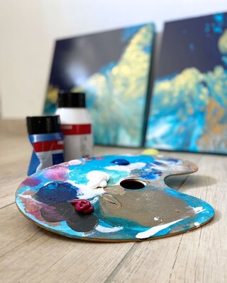 tiziana adreani in the Studio