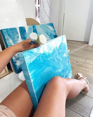 tiziana adreani in the Studio