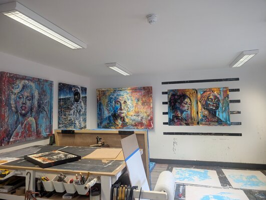 Ben Goymour in the Studio
