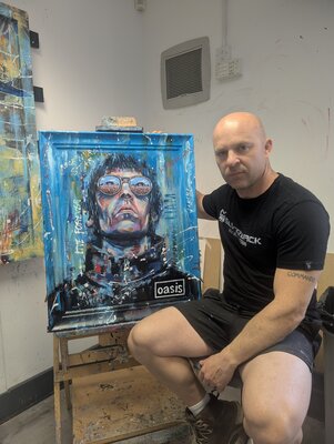 Ben Goymour in the Studio