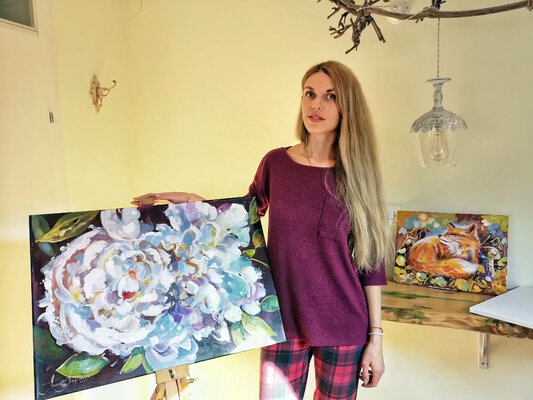 Annet Loginova in the Studio: The creation of new peonies collection