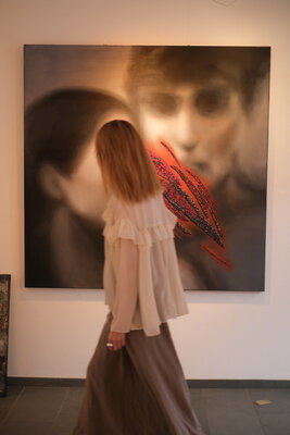 Lena Krashevka in the Studio