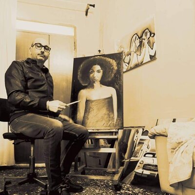 Enzo Martano in the Studio
