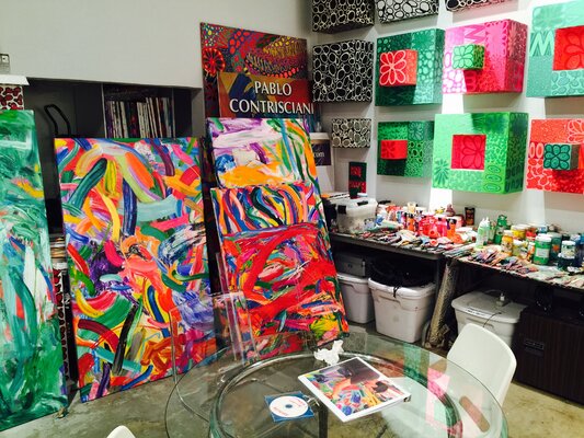 Pablo Contrisciani in the Studio