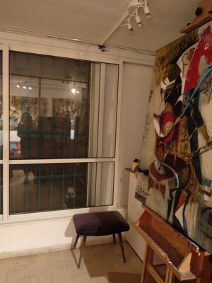 Galya Didur in the Studio