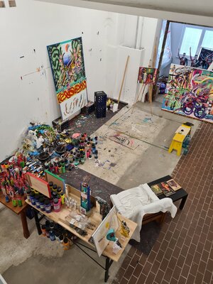 Maximilian Davis in the Studio