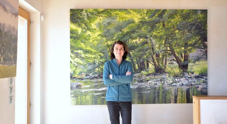Anne Baudequin in the Studio: In my studio, Auvergne, France