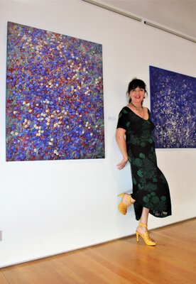 Felicia Trales in the Studio