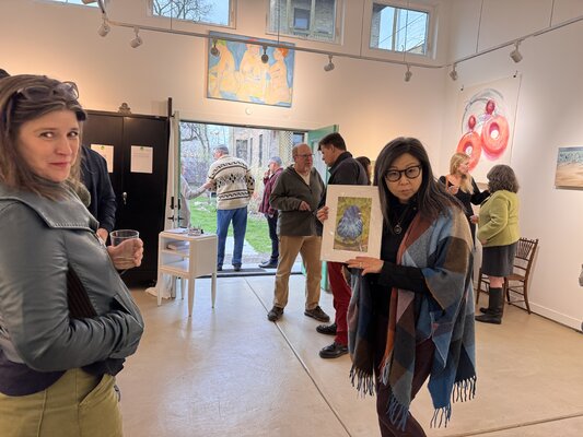 Tracy Ostmann Haschke in the Studio: Opening celebration of new studio. Spring 2025.