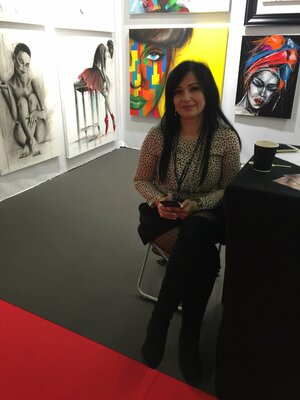 Eka Peradze in the Studio