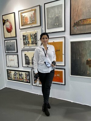 Eka Peradze in the Studio