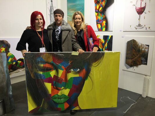 Eka Peradze in the Studio