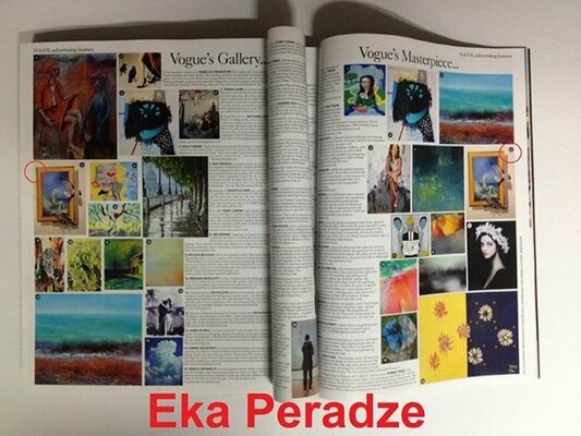 Eka Peradze in the Studio