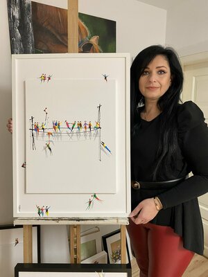 Eka Peradze in the Studio