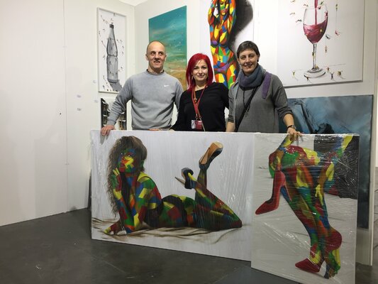 Eka Peradze in the Studio