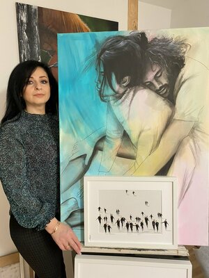 Eka Peradze in the Studio