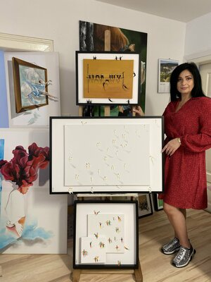 Eka Peradze in the Studio