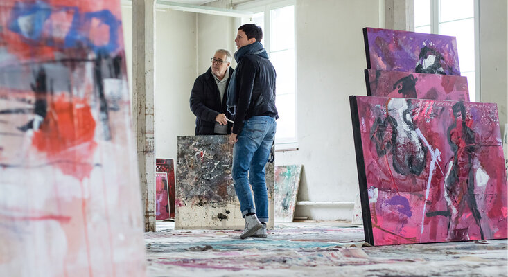 Robert Süess in the Studio: Auswahl für meine Kunden