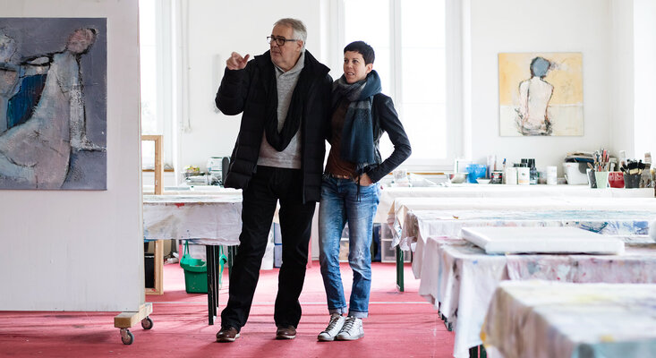 Robert Süess in the Studio: Fachgespräch im Atelier