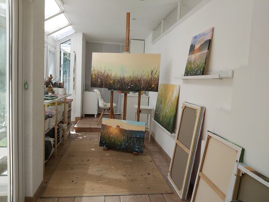 Andrea Jacobi in the Studio