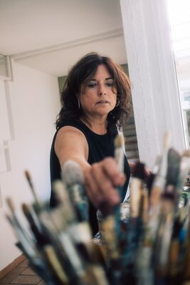 Andrea Jacobi in the Studio