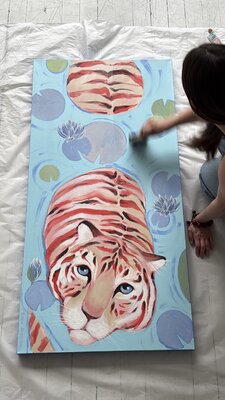 Daria Borisova in the Studio