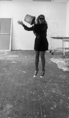 Mary Taghavi in the Studio