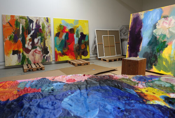 Cosima Gerner in the Studio