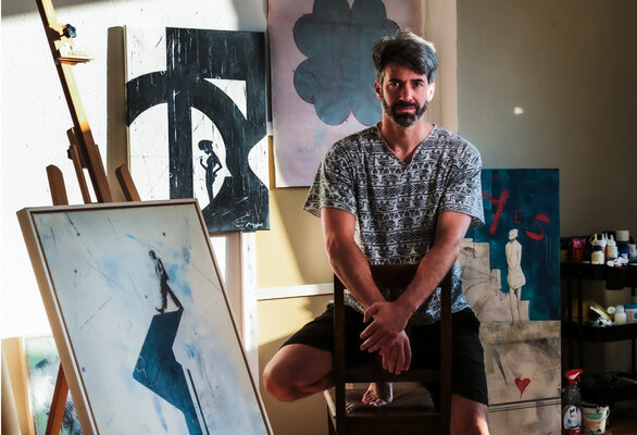 Marco Opel in the Studio