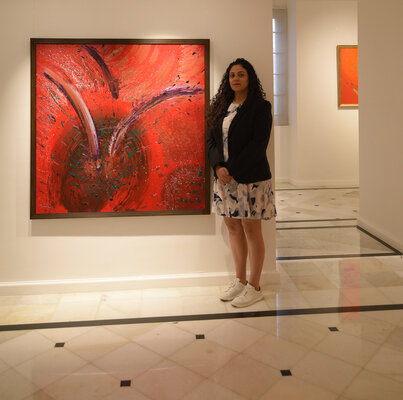 Kinjal Trivedi in the Studio