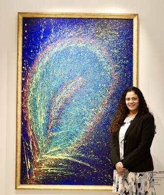 Kinjal Trivedi in the Studio
