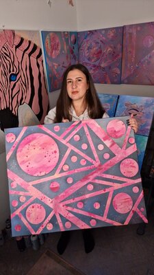 Olya Enina in the Studio