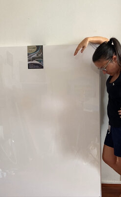 Guzaliya Xavier in the Studio: Large canvas love