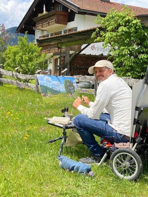 Fernando Sorianello in the Studio: Painting in the Bavaria Alps
