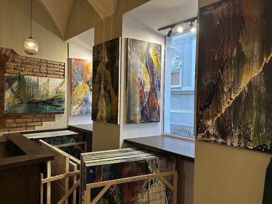 Arturas Lapajevas in the Studio
